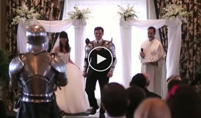 Необычная свадьба создателя видеоигр (english)