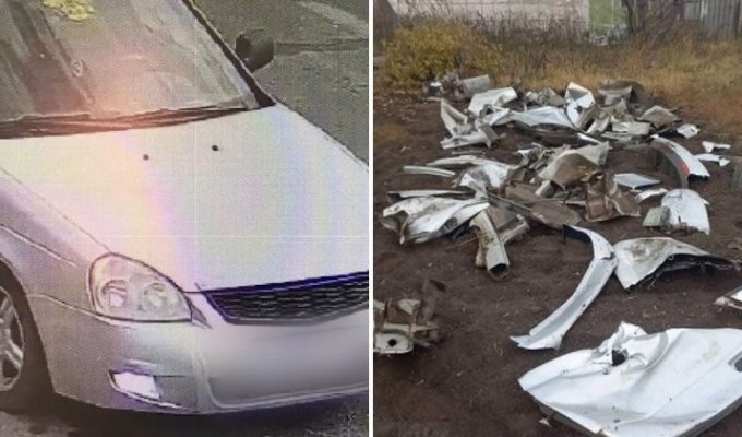 В Челябинской области парень разрезал и закопал свой автомобиль, чтобы избежать ответственности за смертельное ДТП (3 фото + 1 видео)