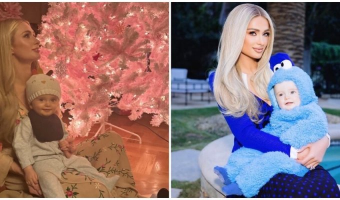 “Where is the belly?”: Paris Hilton became a mother for the second time (4 photos)