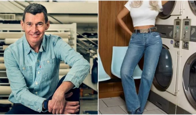 Levi's CEO spoke about the dangers of frequently washing jeans (3 photos)