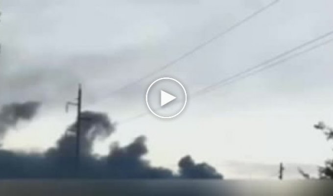 Попадание ракеты в Одессе