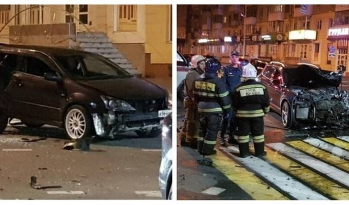 Сын чиновника из Брянска совершил "пьяную" аварию с жертвами (3 фото)