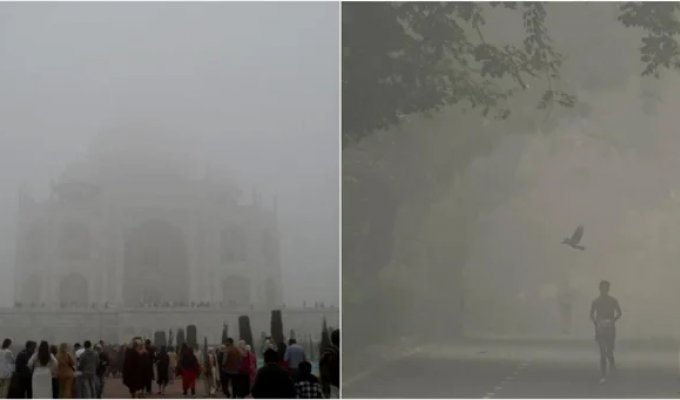 Air pollution in India has reached a critical level (7 photos)