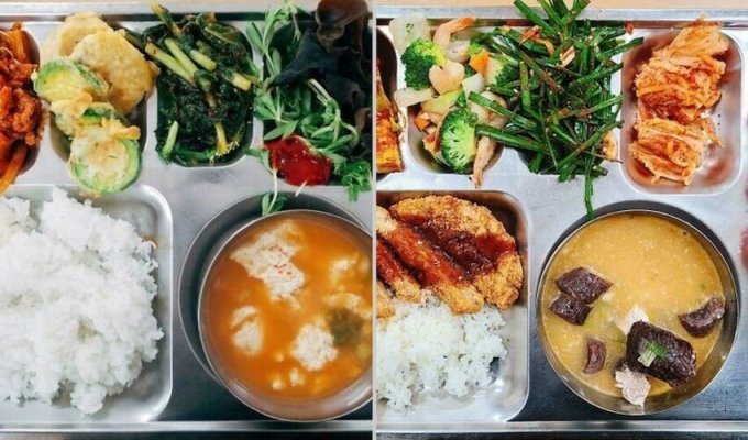 10 фото доказывающих, что в Южной Корее лучшие школьные обеды (11 фото)