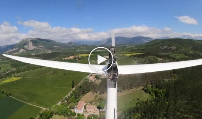 Emergency landing of the DG 500 M glider