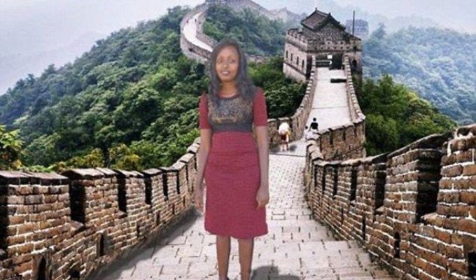 Увлекательная поездка африканской девушки в Китай (7 фото)