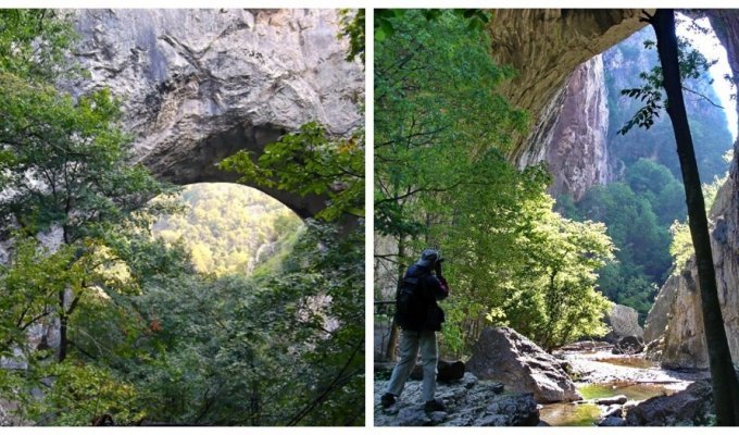 Vratna Gate - the largest natural bridges in Europe (12 photos + 1 video)