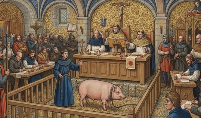 How Medieval Courts Hanged Pigs, Summonsed Rats, and Burned Roosters for Crimes Against Nature (10 photos)