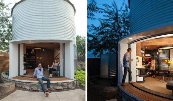 Архитектор Кристоф Кайзер превратил старое зернохранилище в уютный дом (13 фото)
