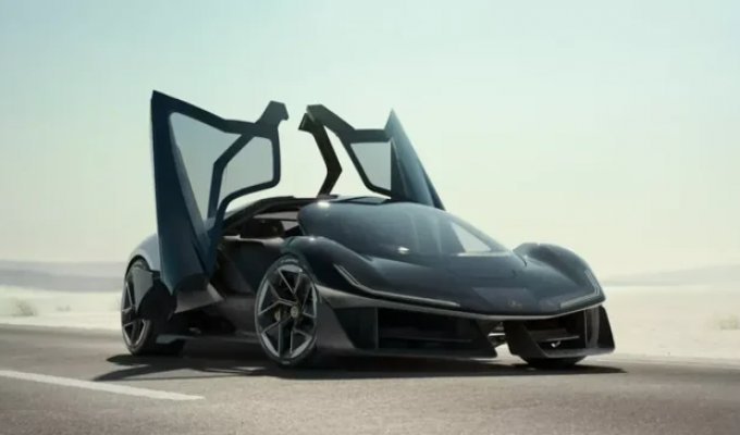 Lotus presented its three-seater supercar Theory 1 (11 photos)