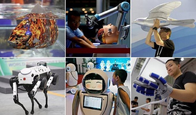 В Китае показали роботов, которые могут все! (14 фото)