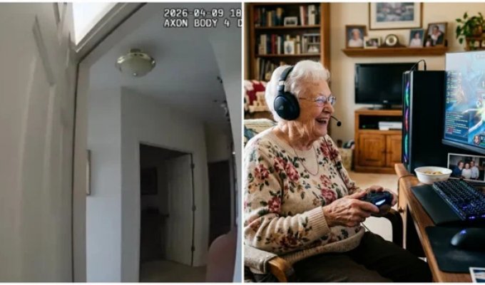 Геймінг без кордонів: 91-річна американка змусила поліцію неабияк понервувати (2 фото + 1 відео)
