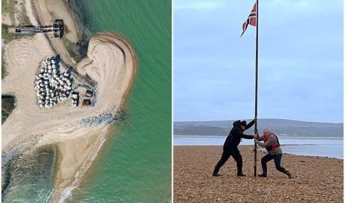 Два моряки "відкрили" новий острів у Великій Британії (6 фото)