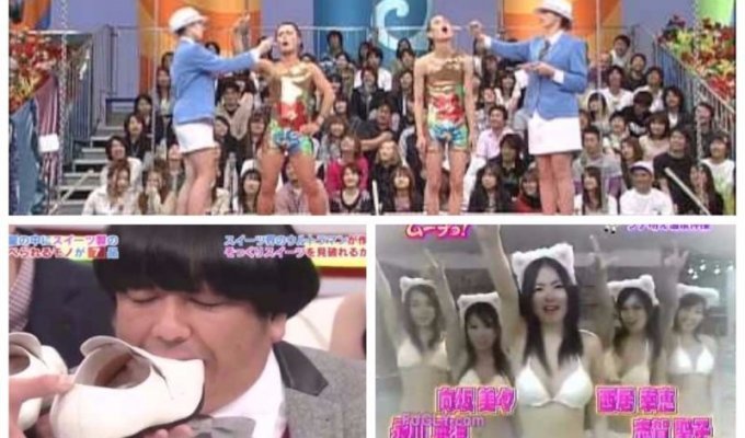 Безумные японские шоу (1 фото + 13 видео)