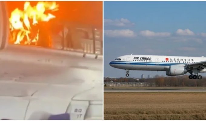 A power bank set fire to a plane at an altitude of 10 km (2 photos + 2 videos)