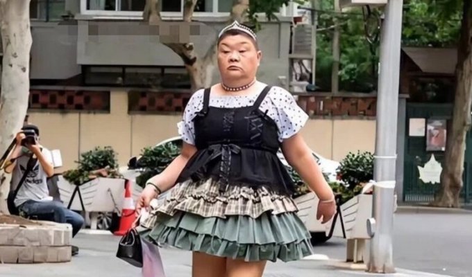Принцесса с улицы Анфу - достопримечательность Шанхая (6 фото + 1 видео)