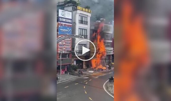 Пожар с фейерверками: что горит во вьетнамском магазине