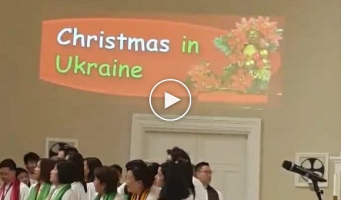Сингапурский церковный хор исполнил Щедрик во время рождественской молитвы за мир в мире