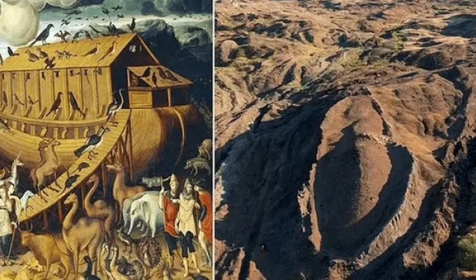 Has Noah's Ark been found? A geological structure in the shape of a boat appeared in Turkey 5,000 years ago (6 photos + 1 video)