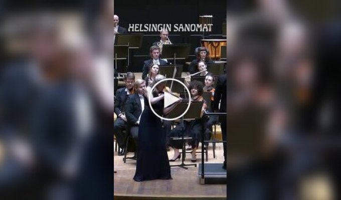 В Финляндии дирижер так воодушевленно управлял оркестром, что выбил из рук музыканта скрипку XVIII века