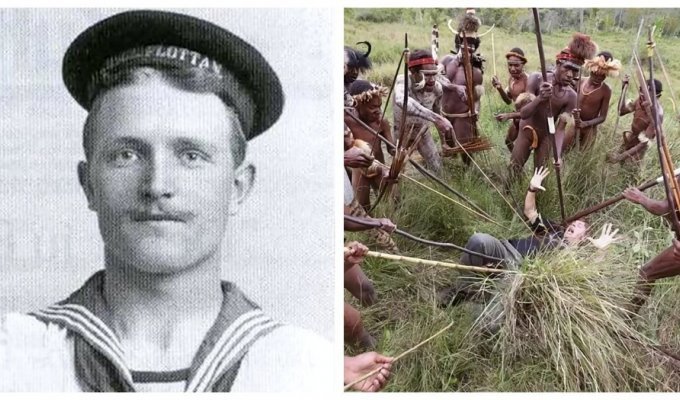 In the stomach or on the throne: the unusual story of a Swedish sailor who led a tribe of cannibals (6 photos)