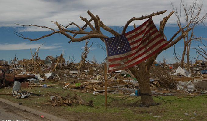 Последствия торнадо в Канзасе (41 фото)