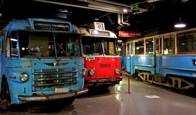 Музей транспорта Стокгольма (8 фото)