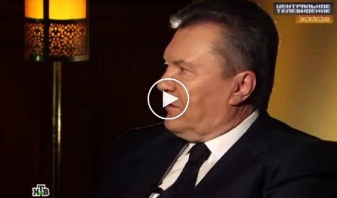 Новое интервью с Виктором Януковичем на НТВ (21 февраля 2015)