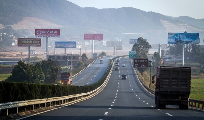 Дороги Китая (22 фото)