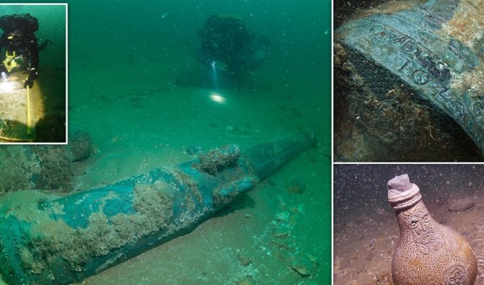Scientists have established the origin of the mysterious ship that sank off the coast of England (9 photos + 1 video)