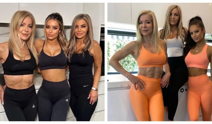 Sports beauties! Who is the grandmother here and who is the granddaughter? (11 photos + 1 video)