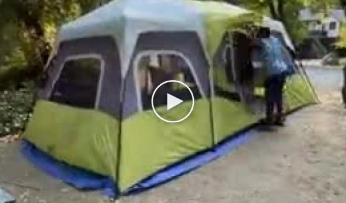 High comfort camping tent