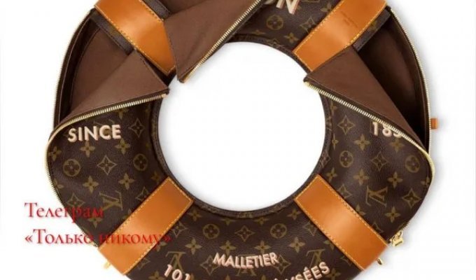 У Louis Vuitton новая сумка в видео спасательного круга (4 фото)