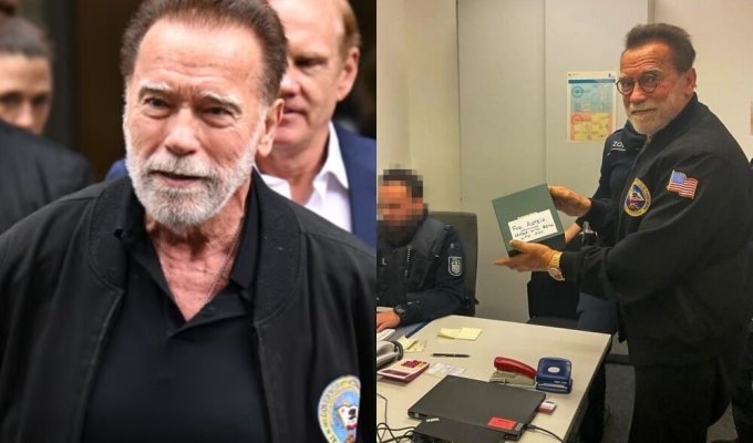 Arnold Schwarzenegger was detained at Munich airport for carrying expensive watches (3 photos)