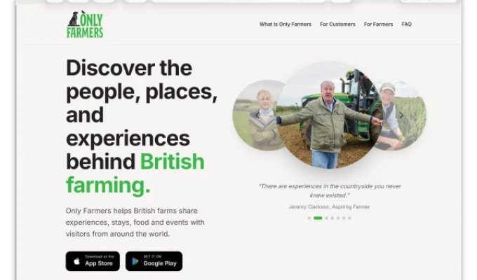 Dirt, Tractors, and Subscriptions: Jeremy Clarkson Launches OnlyFarmers for Zoomers Tired of Vulgarity (photo)