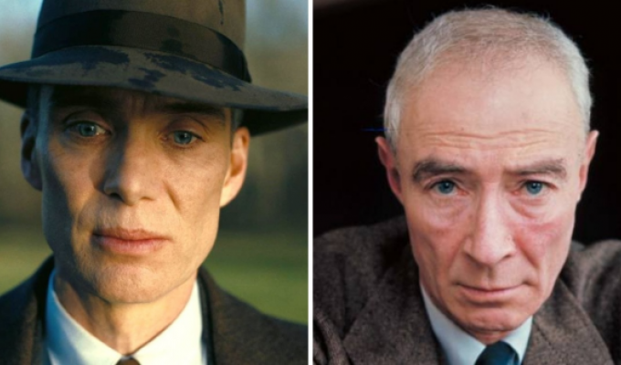 The actors of the film "Oppenheimer" in comparison with the real participants in those events (10 photos)