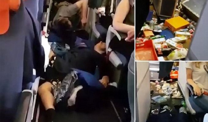 Адский рейс: 27 пассажиров "Аэрофлота" получили тяжелые травмы из-за турбулентности (7 фото + 1 видео)