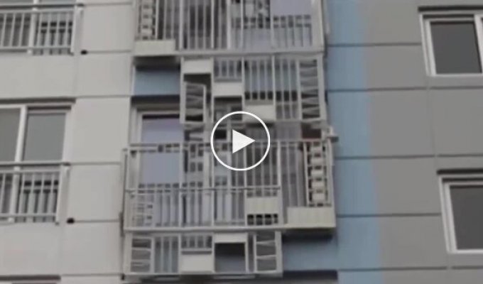 In South Korea, they've discovered an unusual emergency evacuation system for multi-story buildings