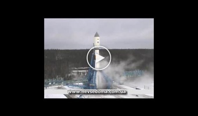 Запуск Союз-2 с космодрома Плесецк