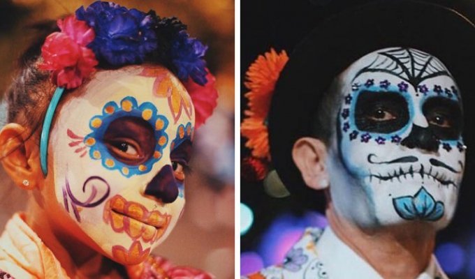 Очередной День мёртвых в Мексике (31 фото)