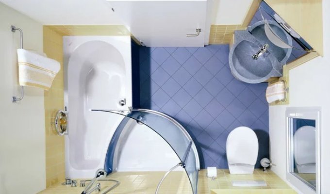 11 Clever Ideas for Small Bathrooms (12 Photos)
