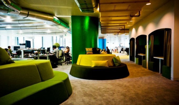 Лондонский офис Google (25 фото)