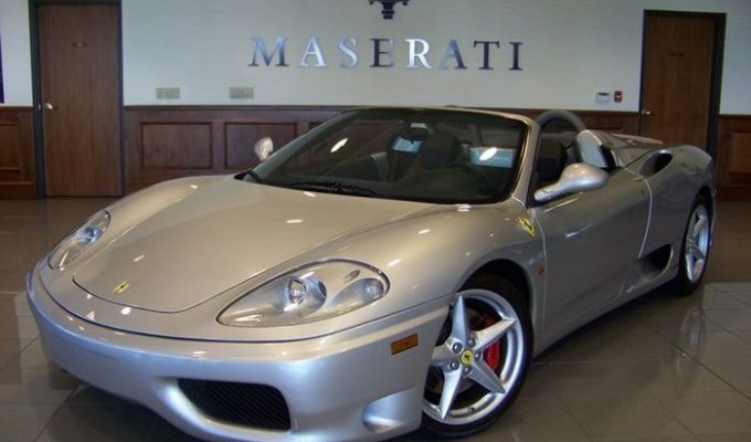 Бывшая Ferrari 360 Spider Арни продается за 92000$ (26 фото)
