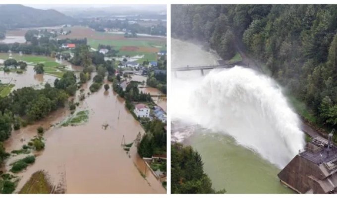 Cyclone Boris raged in Central Europe (1 photo + 5 videos)