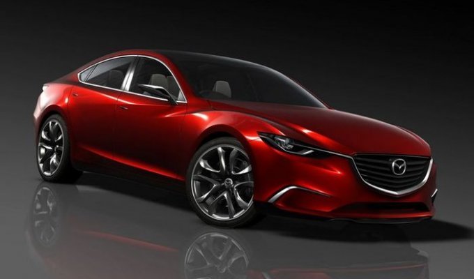 Концепт Mazda Takeri - прообраз новой Mazda 6 (13 фото)