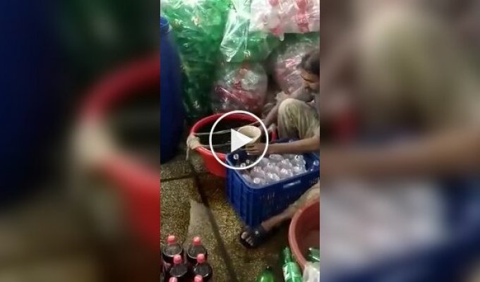 A video has appeared online showing how Coca-Cola is made in Afghanistan