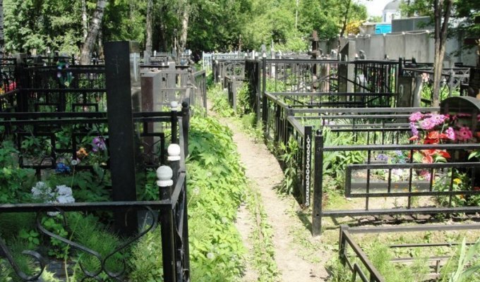 Случай на кладбище (1 фото)