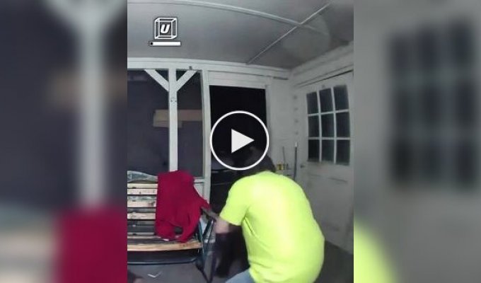 Медведь напал на собаку, и хозяин голыми руками бросился на спасение любимца