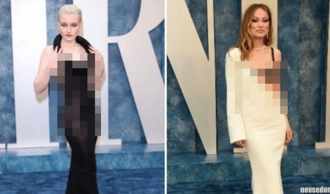 "Голі" сукні з церемонії "Оскар-2023" (12 фото)