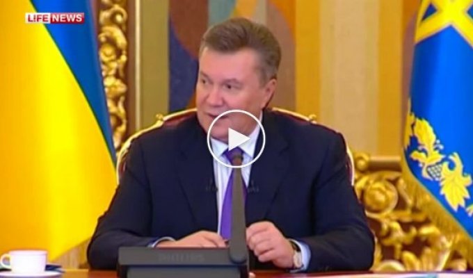 Виктор Янукович высказался о Евромайдане